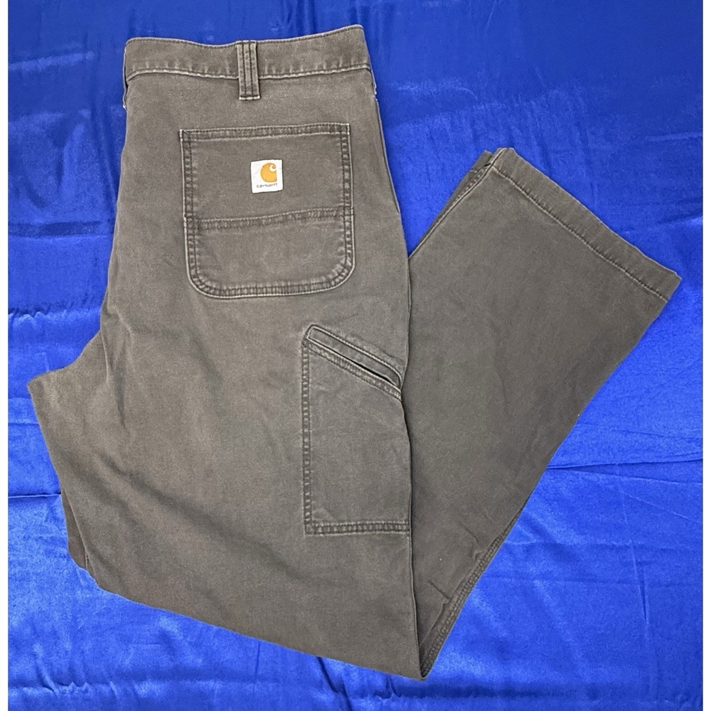 Carhartt Mens 40x34 (40x33) Relaxed Fit Rugged Flex Utility Work Pants Dark Gray